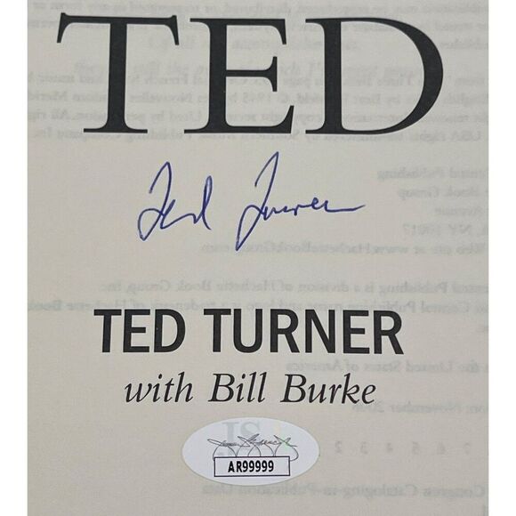 Ted Turner Signed Book Call Me Ted 1st Edition HC DJ With JSA Authentication - Picture 4 of 7